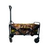 Carro plegable con camuflaje Coche Pequeño Remolque Camuflado con 4 Ruedas