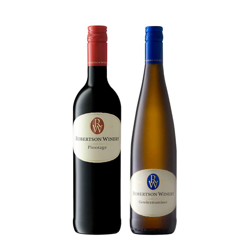 Pack Pinotage + Gewürztraminer - Robertson Winery
