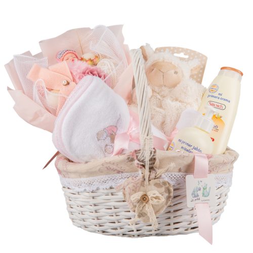 BOX LUNA BEBÉ – CANASTA PARA RECIÉN NACIDA