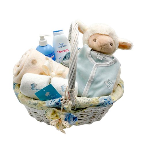 BOX DULCES SUEÑOS – CANASTA PARA RECIÉN NACIDO