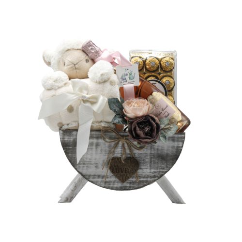 BOX OLIVIA BEBÉ – CANASTA PARA RECIÉN NACIDO