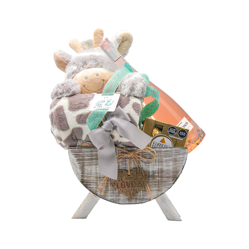 BOX JIRAFITA BEBÉ – REGALO PARA RECIÉN NACIDO